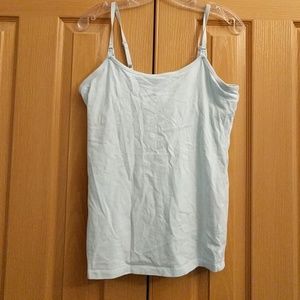 Motherhood Maternity Nursing Cami Light Blue
